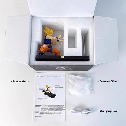 Anime Characters DRAGON BALL Z Son Goku Model Lamp Super Saiyan One Figure Boy Toy Gift Collection Ornaments